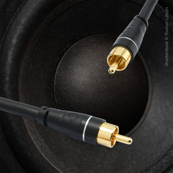 Кабель межблочный аудио Oehlbach EXCELLENCE Sub Link Subwoofer cable 7,5m bw, D1C33163 артикул A159814-1-4