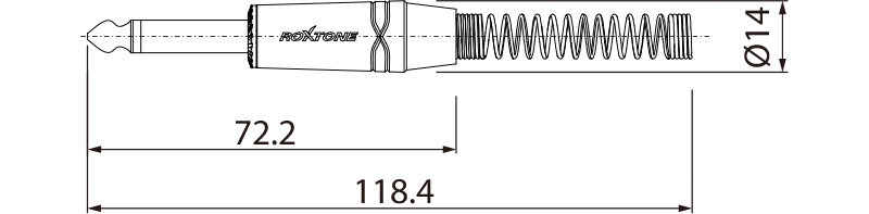 Разъем Roxtone RJ2PP-BN артикул A135605-1-2