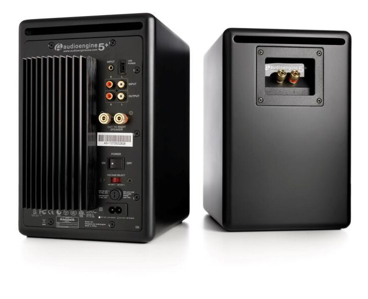 Полочная акустика Audioengine A5+ Classic Satin Black артикул A102540-1-2