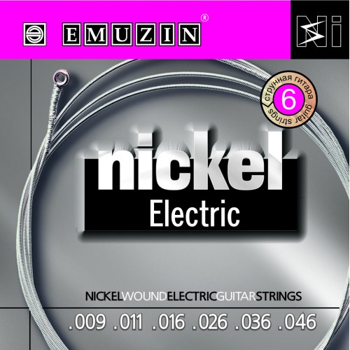 Струны для электрогитары Emuzin Nickel Electric 6n 9-46 артикул A168454-1 в интернет-магазине «HiFi-Trade»