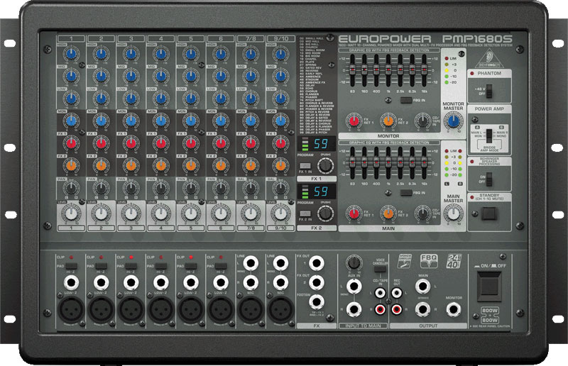 Микшерный пульт Behringer PMP1680S артикул A105660-1