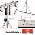 Экран Draper Cinefold HDTV (9:16) 302/119" 147*264 XT1000V (M1300) артикул A108339-1-5