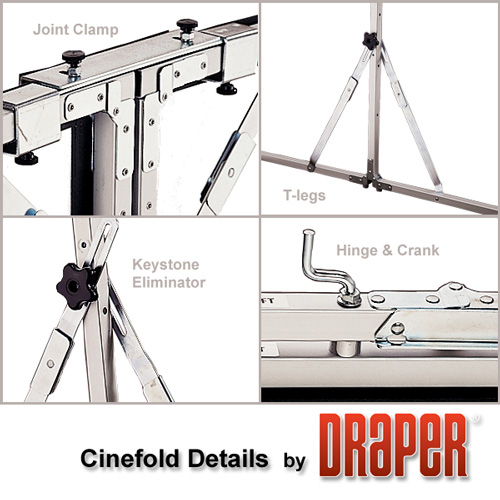 Экран Draper Cinefold HDTV (9:16) 302/119" 147*264 XT1000V (M1300) артикул A108339-1-5