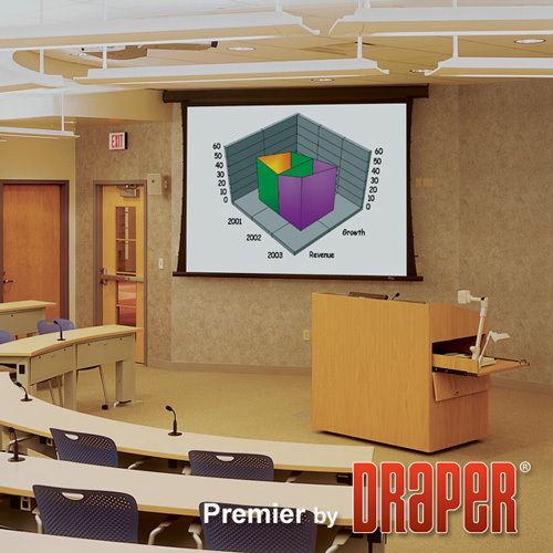 Экран Draper Premier HDTV (9:16) 185/73" 91*163 XT1000V (M1300) ebd 40" case black артикул A108351-1-4