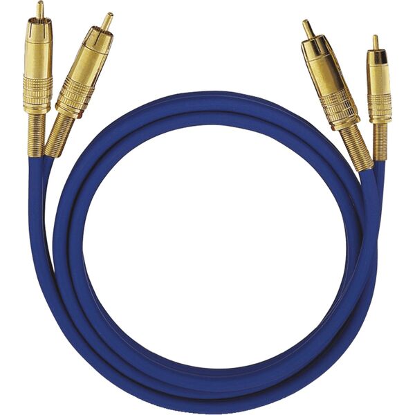 Кабель межблочный аудио Oehlbach PERFORMANCE NF 1 Master Set 1 x 0,5m, blue, D1C2015 артикул A159802-1-3