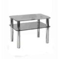 Тумбы под телевизор Металлдизайн (Metaldesign) MD 108-2 дымчатое стекло-хром артикул X33965649-1-1