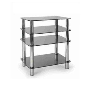 Стойки под аппаратуру Металлдизайн (Metaldesign) MD 108-4 дымчатое стекло-хром артикул X33965963-1