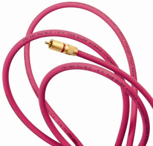 Коаксиальные кабели RCA Van den Hul The Surf Hybrid 1m purple артикул X34115626-1