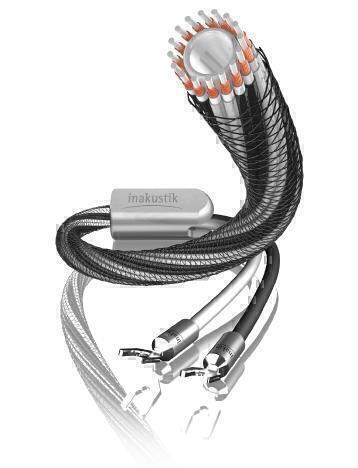 Готовые акустические кабели In-Akustik Reference LS-1603, 2 х 3м, Spade Lug, Bi Wire артикул X33917137-1