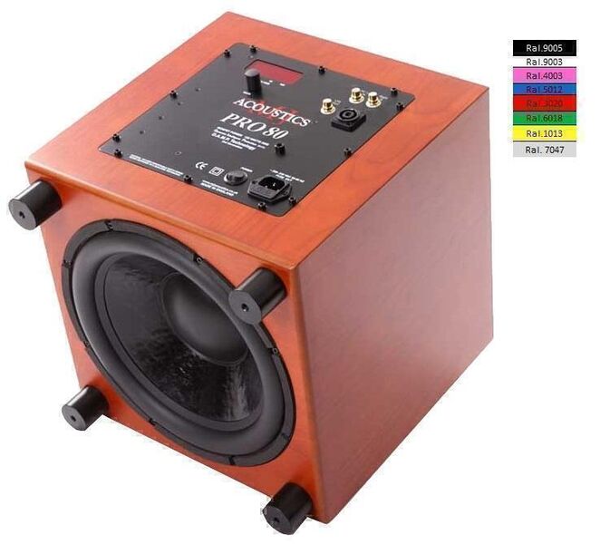 Сабвуферы MJ Acoustics Pro 80 Mk I цветной лак (стандартные варианты) артикул X34019189-1