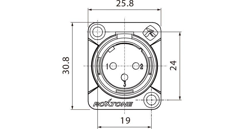 Разъем Roxtone RX3MD-NT артикул A135669-1-4