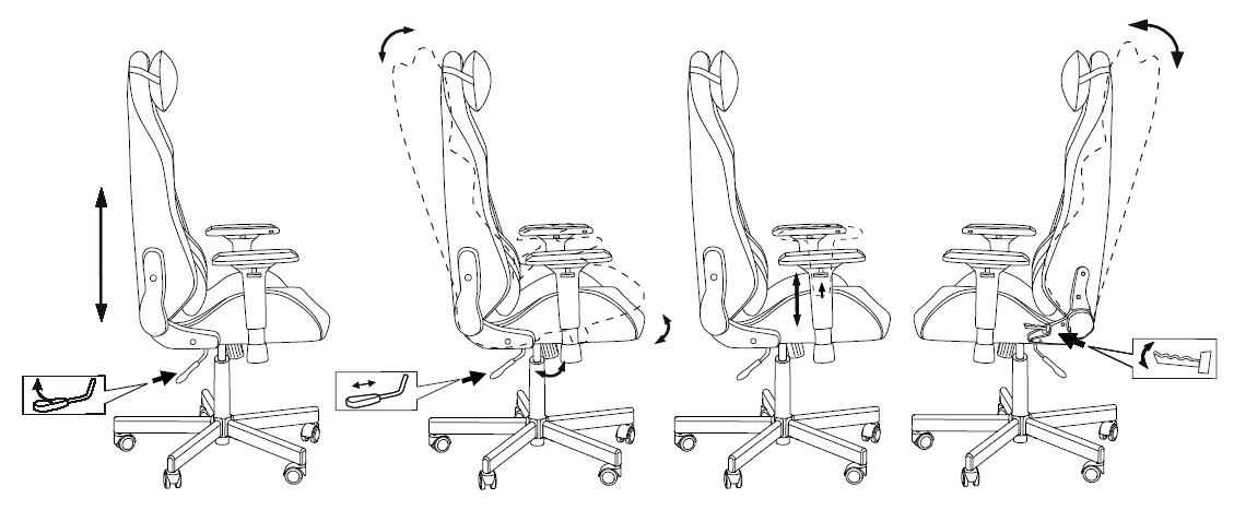 Кресло Knight N1 SKY (Game chair Knight N1 Fabric grey/l.blue Light-28 headrest cross metal) артикул A148246-1-8
