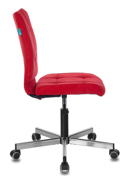 Кресло Бюрократ CH-330M/VELV88 (Office chair CH-330M red Velvet 88 cross metal хром) артикул A148161-1-3