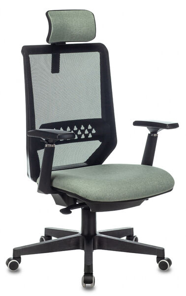 Кресло Бюрократ EXPERT GREEN (Office chair EXPERT black TW-01 seatgreen 38-407 mesh/fabric headrest cross plastic) артикул A148320-1 в интернет-магазине «HiFi-Trade»