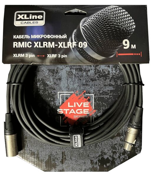Кабель микрофонный Xline Cables RMIC XLRM-XLRF 09 артикул A160909-1 в интернет-магазине «HiFi-Trade»