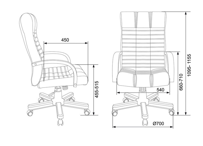 Кресло Бюрократ KB-10WALNUT/B/LEATH (Office chair KB-10WALNUT black leather cross metal/wood) артикул A148250-1-7