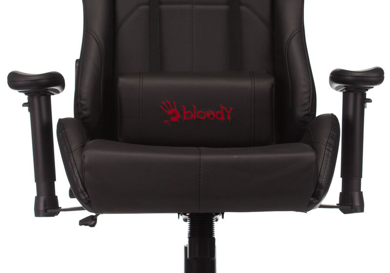 Кресло A4Tech BLOODY GC-550 (Game chair Bloody GC-550 black eco.leather cross) артикул A148302-1-8