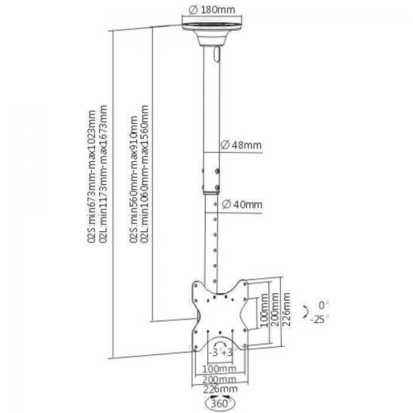 Крепления для телевизоров ITech CELB-52L артикул X33928260-1-2