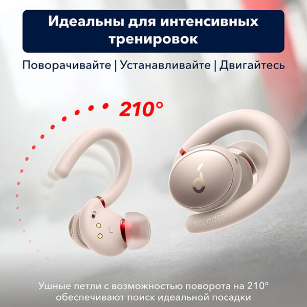 True wireless наушники Soundcore Sport X10 White артикул A161303-1-6