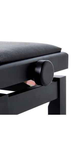 Банкетка для пианино Bespeco SG101BSSN Matt Black/Black Vinyl артикул A146398-1-3