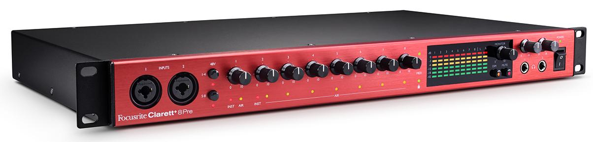 Аудиоинтерфейс FOCUSRITE Clarett+ 8Pre артикул A145203-1