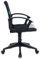 Кресло Бюрократ CH-590/BLACK (Office chair CH-590 black seatblack eco.leather/gauze cross plastic) артикул A148242-1-3
