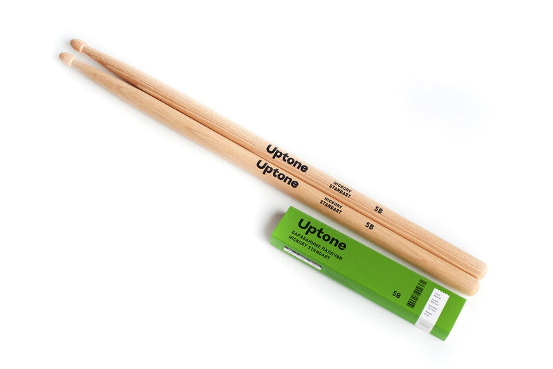 Барабанные палочки UPTONE Hickory Standard 5B Natural артикул A155064-1-2