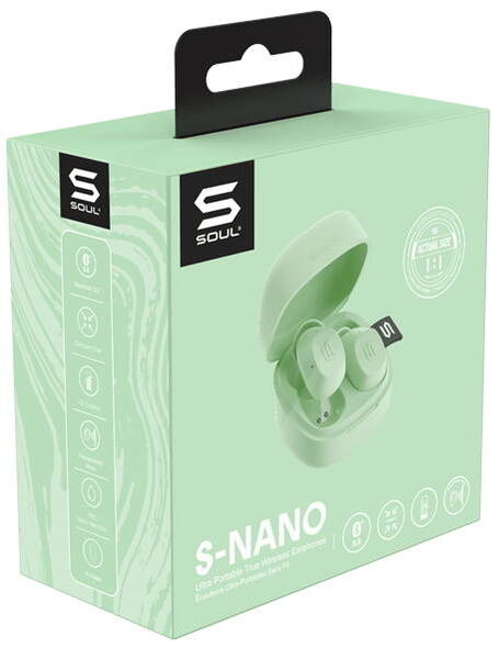 Наушники Soul S-NANO Lime артикул A139308-1-6