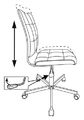 Кресло Бюрократ CH-330M/VELV20 (Office chair CH-330M milky Velvet 20 cross metal хром) артикул A148237-1-5