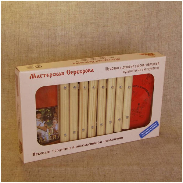 Ксилофон диатонический Мастерская Сереброва К1-КС-07 артикул A164784-1-2