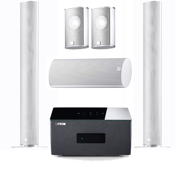Комплект Canton Smart Amp 5.1 + CD 290.3 white + CD 220.3 white + CD 250.3 white артикул A158196-1