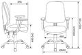 Кресло Бюрократ T-620SL/BLACK (Office chair T-620SL black TW-11 cross metal хром) артикул A148221-1-6