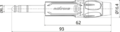 Разъем Roxtone RJ3P-NN артикул A135614-1-2