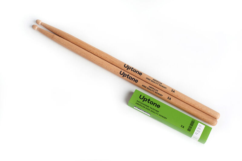 Барабанные палочки UPTONE American High Quality Hickory 5A Natural артикул A155053-1-2