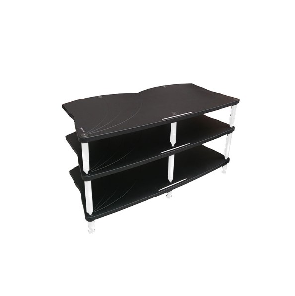 Стойка под Hi-Fi Bassocontinuo CYMBALON 2.1 Cerbero Black 90 mm (ножки белые) артикул A164633-1