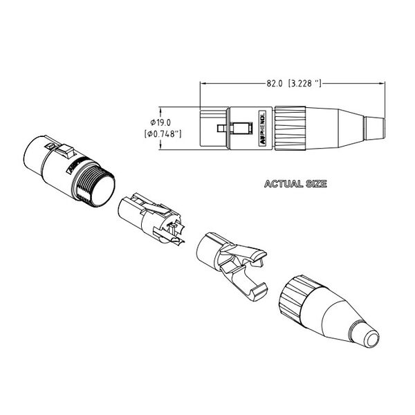 Разъем Amphenol AC3FB артикул A121675-1-2
