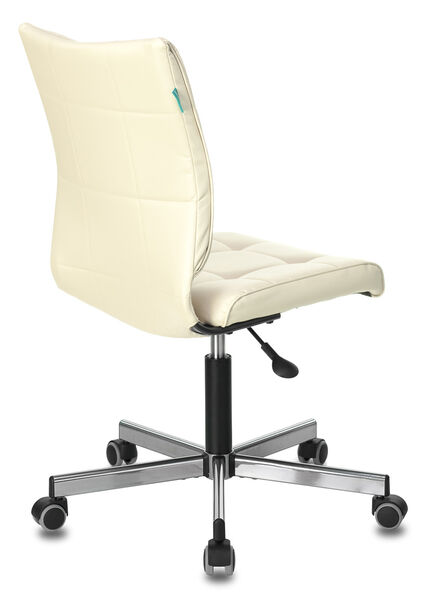 Кресло Бюрократ CH-330M/BEIGE (Office chair CH-330M beige Orion-10 eco.leather cross metal хром) артикул A148184-1-4