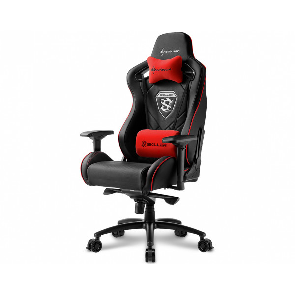 Кресло игровое Sharkoon SKILLER SGS4 BK/RD артикул A151369-1 в интернет-магазине «HiFi-Trade»