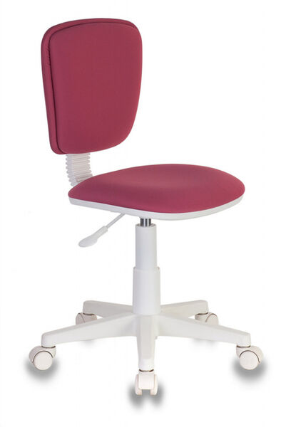 Кресло Бюрократ CH-W204NX/26-31 (Children chair CH-W204NX pink 26-31 cross plastic plastik белый) артикул A148248-1