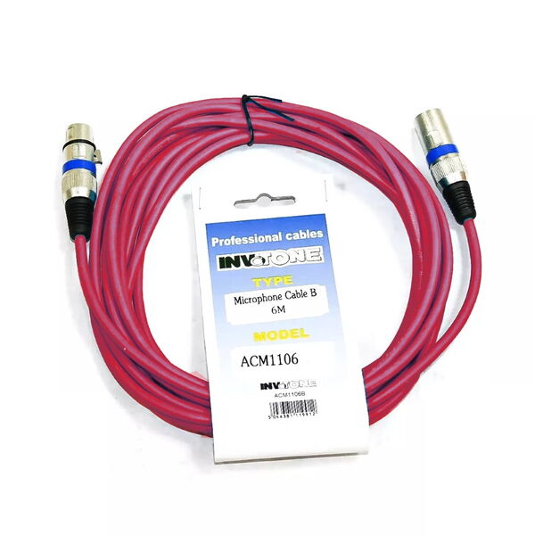 Кабель микрофонный Invotone ACM1105/R артикул A121557-1