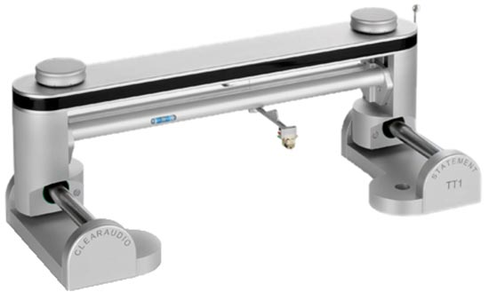 Тангенциальный тонарм Clearaudio Statement TT1 Silver/Black артикул A126014-1 в интернет-магазине «HiFi-Trade»