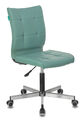 Кресло Бюрократ CH-330M/GREY (Office chair CH-330M grey/l.blue Lincoln 212 eco.leather cross metal хром) артикул A148176-1-1