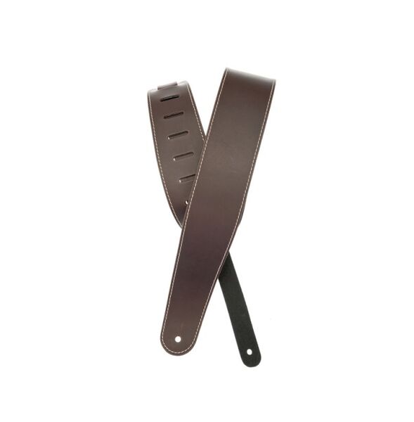 Гитарный ремень Planet Waves 25LS01-DX CLASSIC LEATHER STRAP WITH CONTRAST STITCH BROWN артикул A154690-1