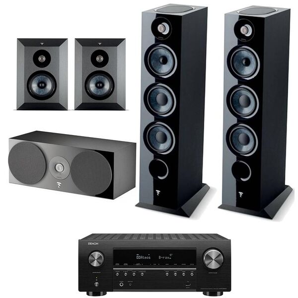 Комплект домашнего кинотеатра HiFi-Trade.ru Focal Chora 826-D + Center + Surround + Denon AVR-S960 артикул A136295-1