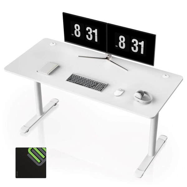 Стол письменный (для компьютера) EUREKA IOD-60W White артикул A170421-1 в интернет-магазине «HiFi-Trade»