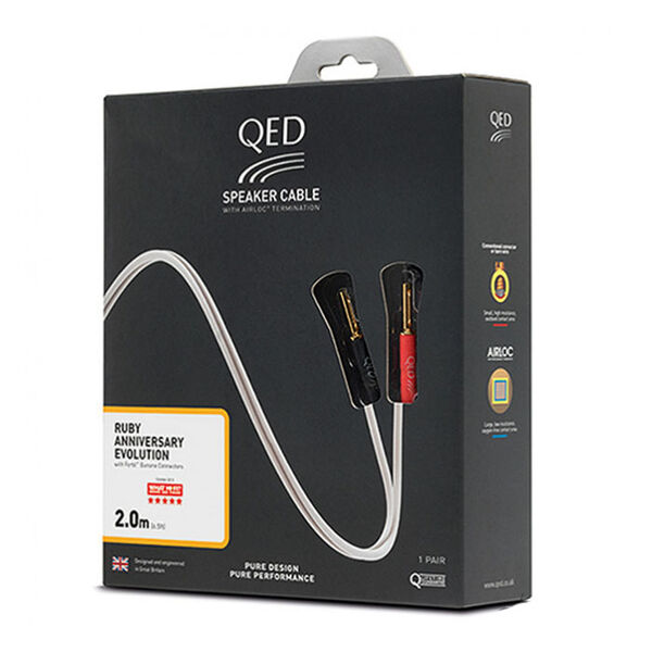 Акустический кабель QED Silver Ann XT Pre-Terminated Speaker Cable 5.0m QE1434 артикул A112768-1