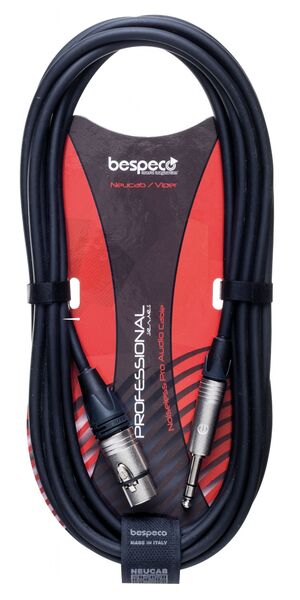 Кабель межблочный XLR-F-Jack Bespeco NCSMA300 3 m артикул A146532-1-2