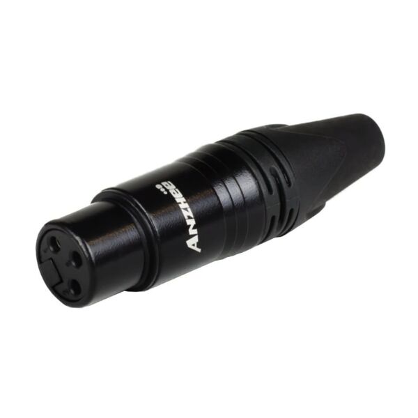 3 – х контактный кабельный разъем типа XLR мама Anzhee XLR-F Black артикул A131064-1