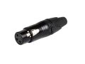 3 – х контактный кабельный разъем типа XLR мама Anzhee XLR-F Black артикул A131064-1-2