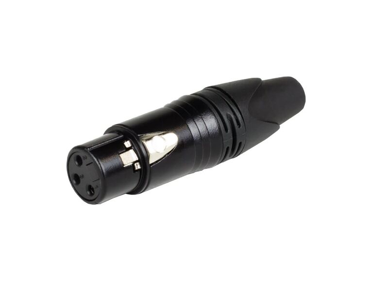 3 – х контактный кабельный разъем типа XLR мама Anzhee XLR-F Black артикул A131064-1-2